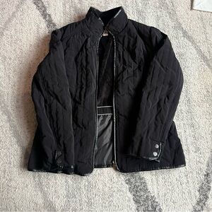Covington Outerwear Womens Black Quilted Jacket Size XL